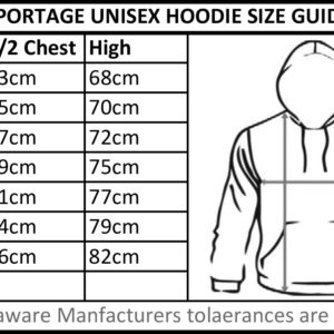 Marshall Pocket Hoodie Men size guide