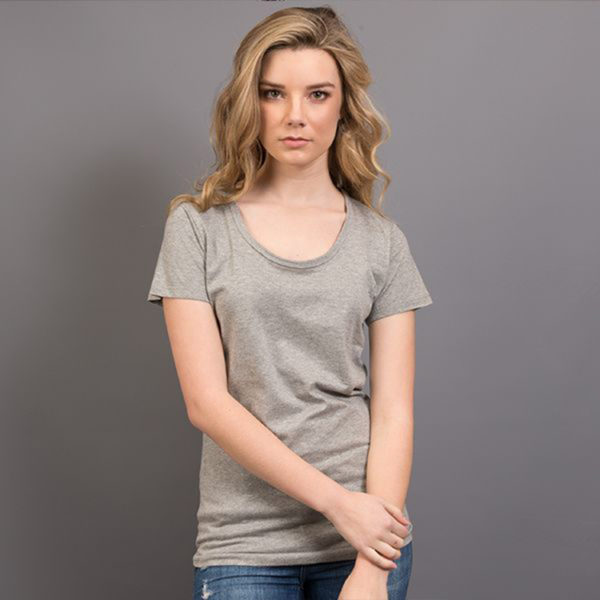 Ladies Attol Tee Grey Marle