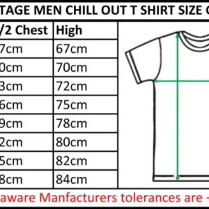 Sportage Chill Out Tee Men Size Guide