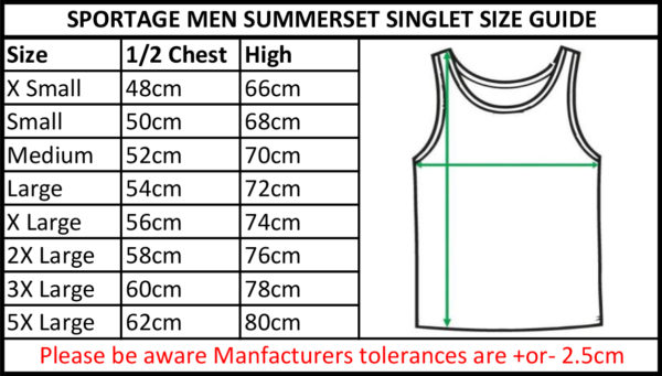 Sportage Somerset Men Singlet